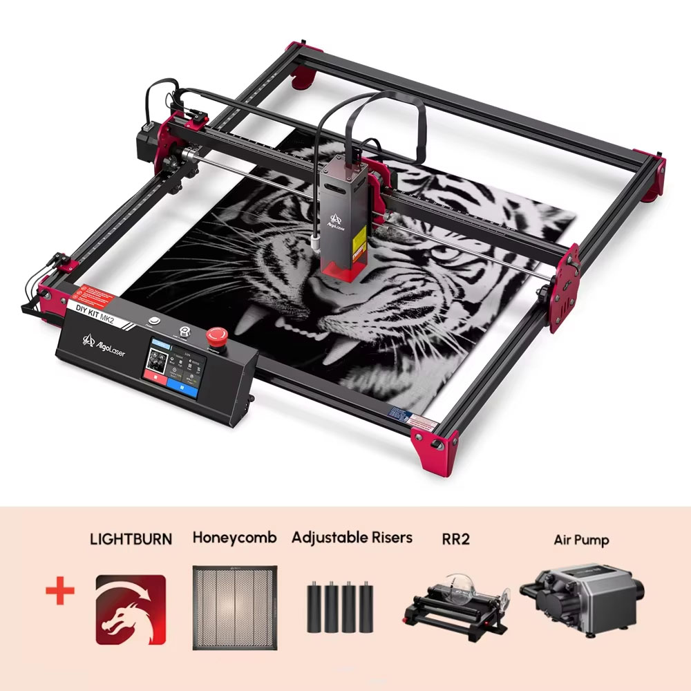 Industrial Laser Etching Machine - 알골레이저 DIY 키트 MK2 40*43cm CNC