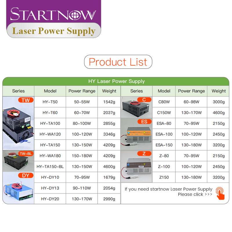 HY-T50 HY-T60 CO2 발전기 50W CO2  - Laser Power Supply 60W 리뷰 및 가격