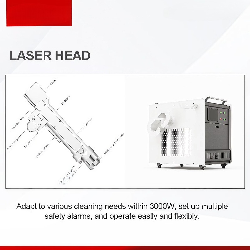 산업용 표면 준비를 위한 2000W 저소비 비용 산업용 - Industrial Laser For Cleaning 리뷰 및 가격