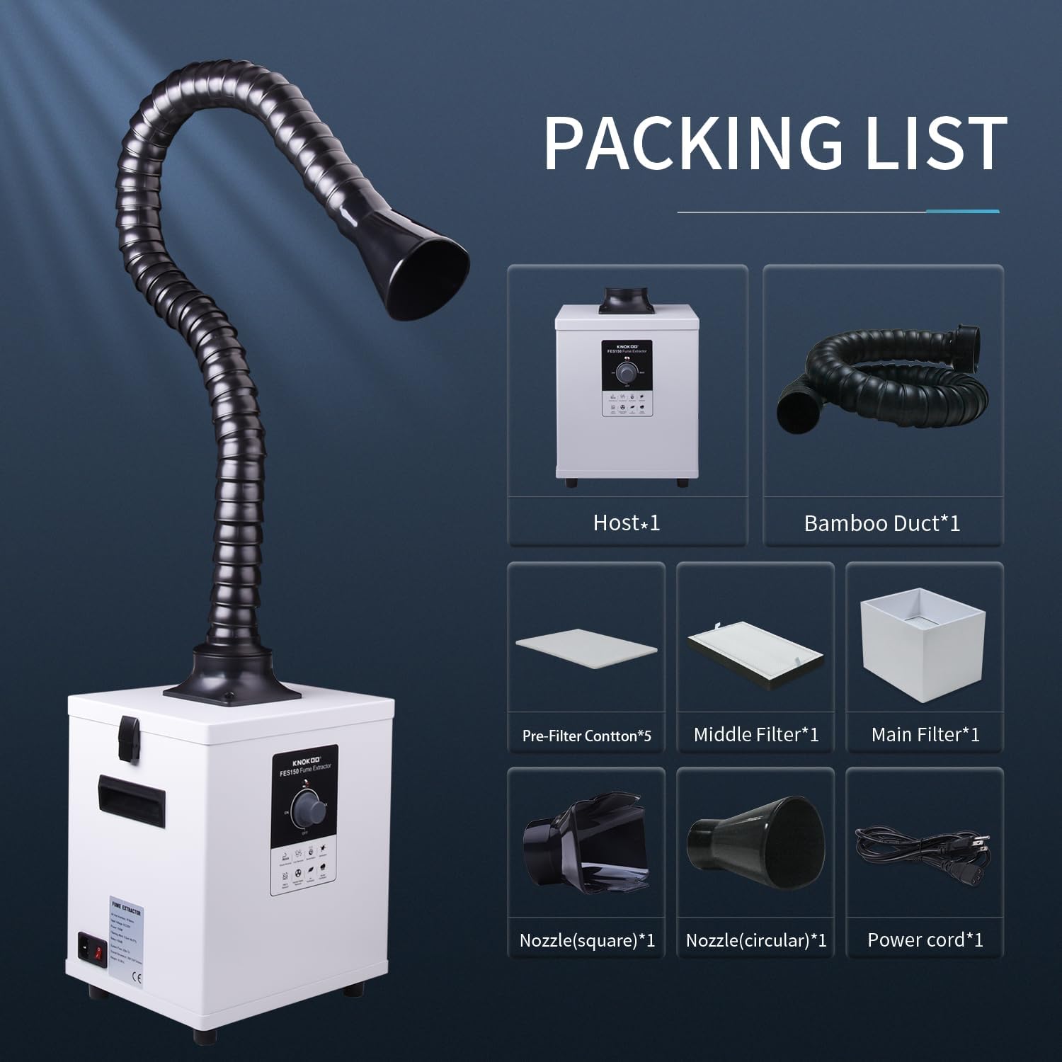KNOKOO FES150 산업용 레이저 연기 추출기 D - Industrial Laser Printing 리뷰 및 가격