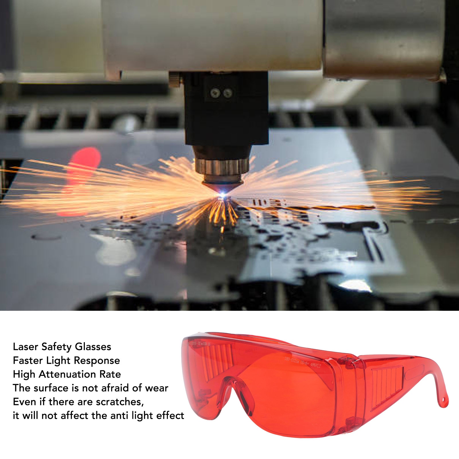 레이저 안경 레드 180~532nm 강력한 빛 보호 기 - Industrial Laser Glasses 리뷰 및 가격