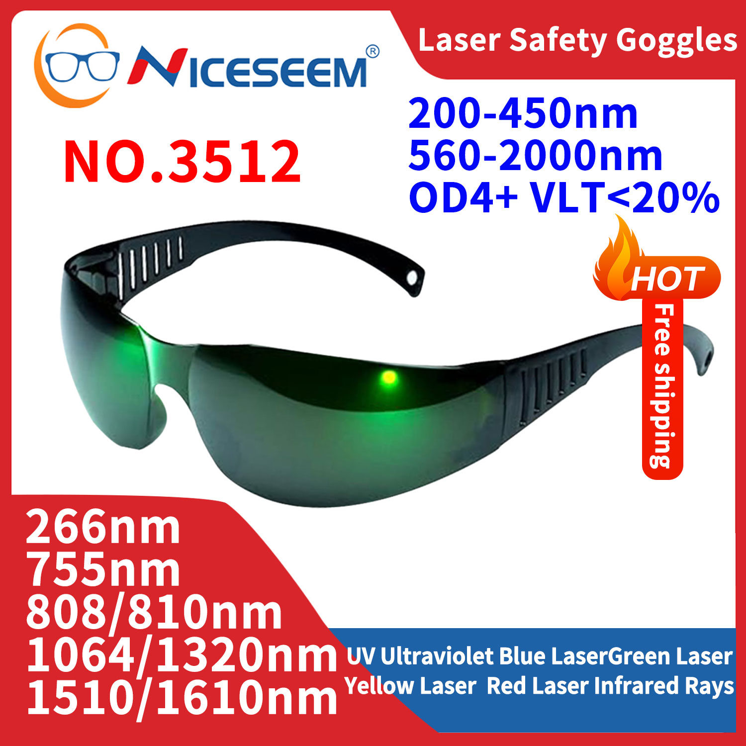 납 고글 방사선 안경 보호 안전 레이저 적외선 UV I - Industrial Laser Glasses 리뷰 및 가격